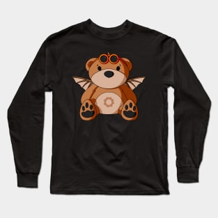 Steampunk Teddy Bear Long Sleeve T-Shirt